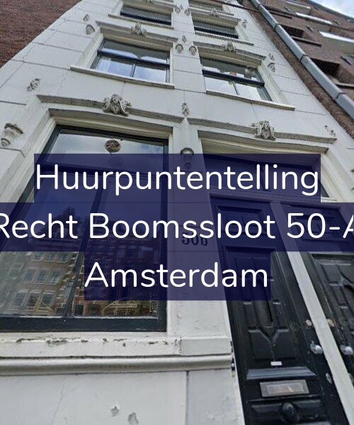 Foto gevel Huurpuntentelling voor Recht Boomssloot 50-A, Amsterdam