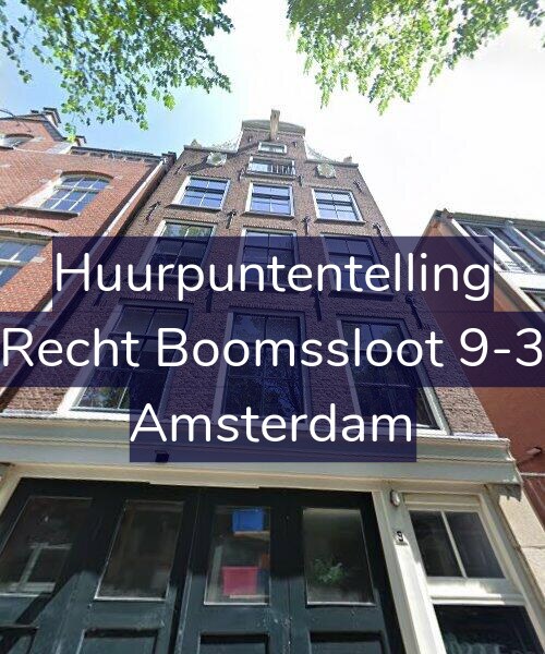 Foto gevel Huurpuntentelling voor Recht Boomssloot 9-3, Amsterdam