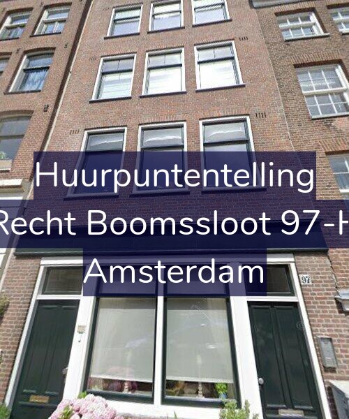 Foto gevel Huurpuntentelling voor Recht Boomssloot 97-H, Amsterdam