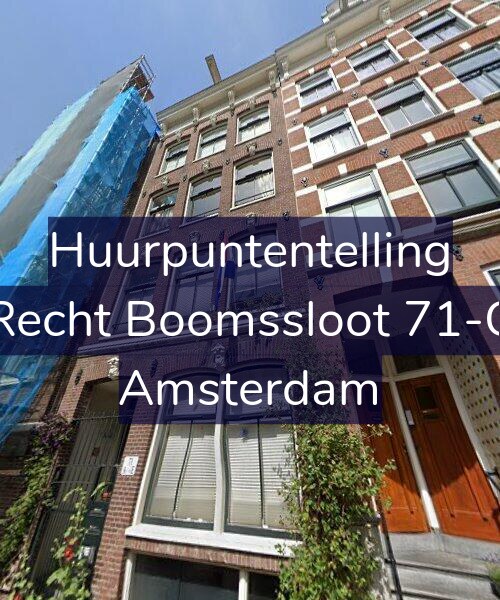 Foto gevel Huurpuntentelling voor Recht Boomssloot 71-C, Amsterdam