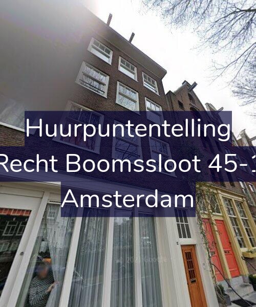 Foto gevel Huurpuntentelling voor Recht Boomssloot 45-1, Amsterdam