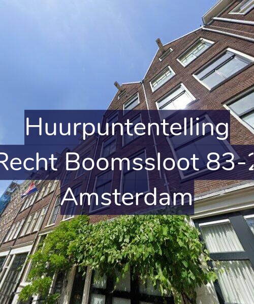 Foto gevel Huurpuntentelling voor Recht Boomssloot 83-2, Amsterdam