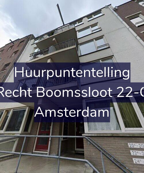 Foto gevel Huurpuntentelling voor Recht Boomssloot 22-C, Amsterdam