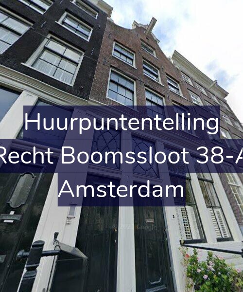 Foto gevel Huurpuntentelling voor Recht Boomssloot 38-A, Amsterdam