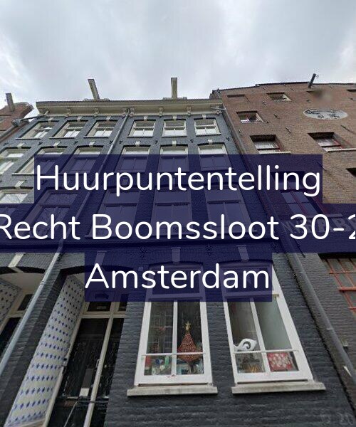 Foto gevel Huurpuntentelling voor Recht Boomssloot 30-2, Amsterdam