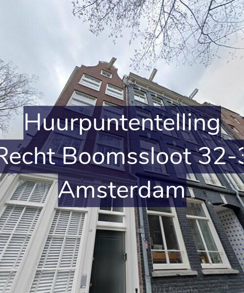 Foto gevel Huurpuntentelling voor Recht Boomssloot 32-3, Amsterdam
