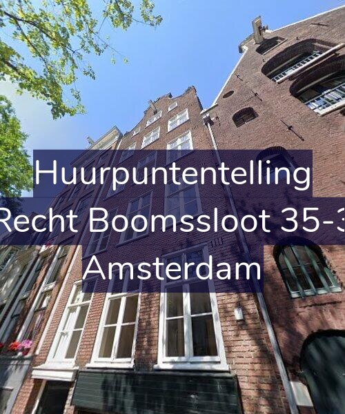 Foto gevel Huurpuntentelling voor Recht Boomssloot 35-3, Amsterdam