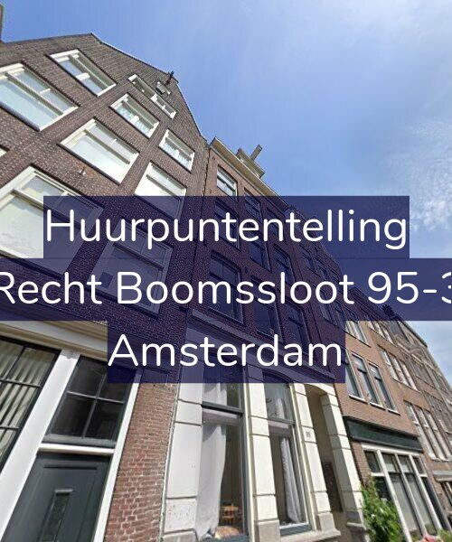 Foto gevel Huurpuntentelling voor Recht Boomssloot 95-3, Amsterdam