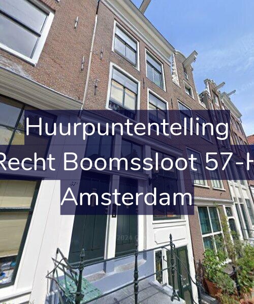 Foto gevel Huurpuntentelling voor Recht Boomssloot 57-H, Amsterdam