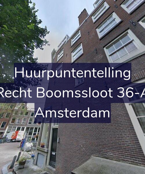 Foto gevel Huurpuntentelling voor Recht Boomssloot 36-A, Amsterdam