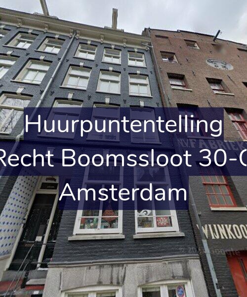 Foto gevel Huurpuntentelling voor Recht Boomssloot 30-O, Amsterdam