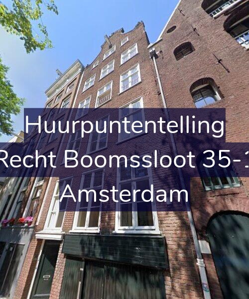 Foto gevel Huurpuntentelling voor Recht Boomssloot 35-1, Amsterdam