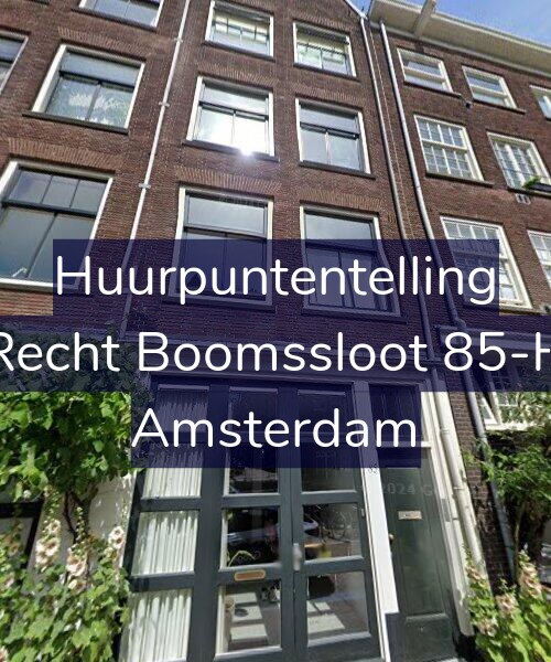 Foto gevel Huurpuntentelling voor Recht Boomssloot 85-H, Amsterdam
