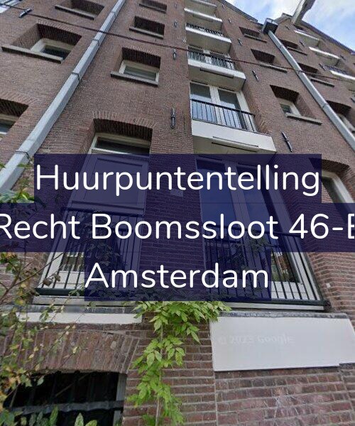 Foto gevel Huurpuntentelling voor Recht Boomssloot 46-E, Amsterdam