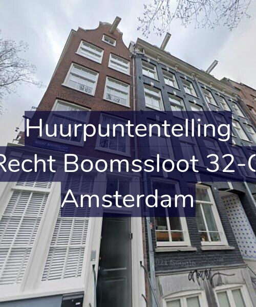 Foto gevel Huurpuntentelling voor Recht Boomssloot 32-O, Amsterdam