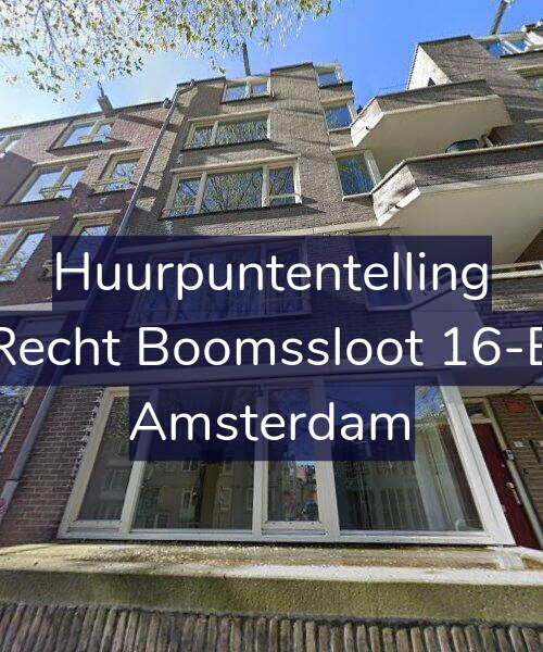 Foto gevel Huurpuntentelling voor Recht Boomssloot 16-B, Amsterdam
