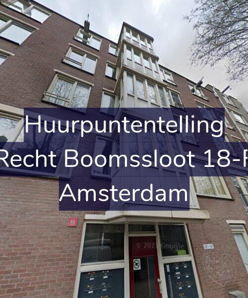 Foto gevel Huurpuntentelling voor Recht Boomssloot 18-F, Amsterdam