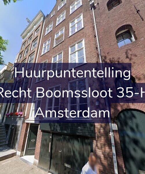 Foto gevel Huurpuntentelling voor Recht Boomssloot 35-H, Amsterdam
