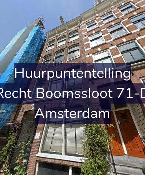 Foto gevel Huurpuntentelling voor Recht Boomssloot 71-D, Amsterdam