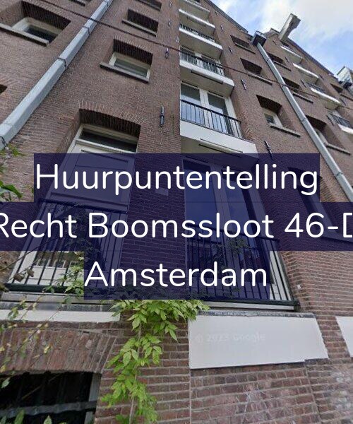 Foto gevel Huurpuntentelling voor Recht Boomssloot 46-D, Amsterdam