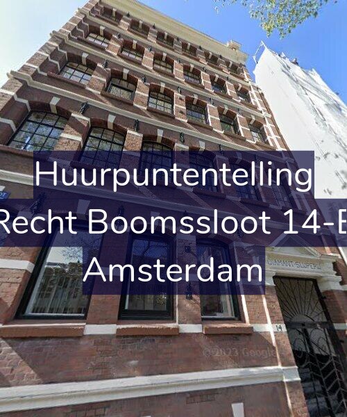Foto gevel Huurpuntentelling voor Recht Boomssloot 14-B, Amsterdam