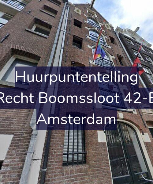Foto gevel Huurpuntentelling voor Recht Boomssloot 42-B, Amsterdam