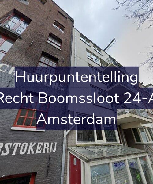Foto gevel Huurpuntentelling voor Recht Boomssloot 24-A, Amsterdam
