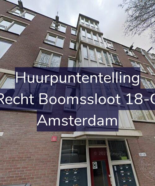 Foto gevel Huurpuntentelling voor Recht Boomssloot 18-G, Amsterdam