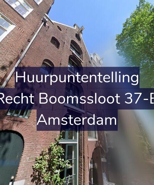 Foto gevel Huurpuntentelling voor Recht Boomssloot 37-B, Amsterdam