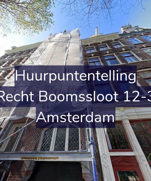Foto gevel Huurpuntentelling voor Recht Boomssloot 12-3, Amsterdam