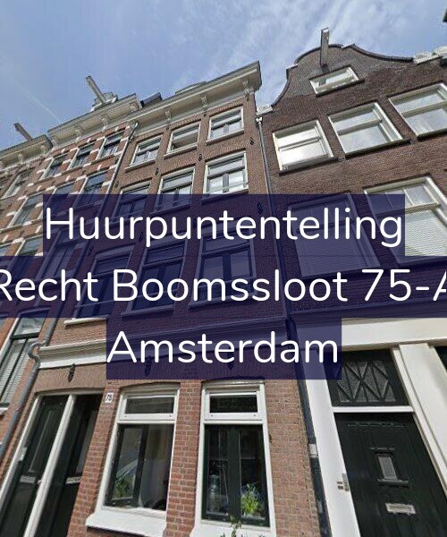 Foto gevel Huurpuntentelling voor Recht Boomssloot 75-A, Amsterdam