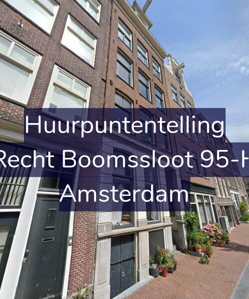 Foto gevel Huurpuntentelling voor Recht Boomssloot 95-H, Amsterdam