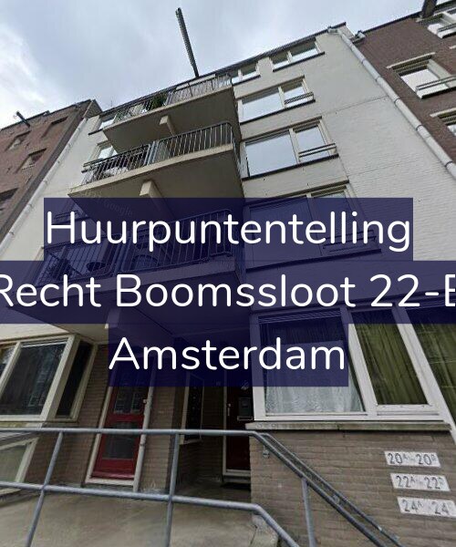 Foto gevel Huurpuntentelling voor Recht Boomssloot 22-B, Amsterdam
