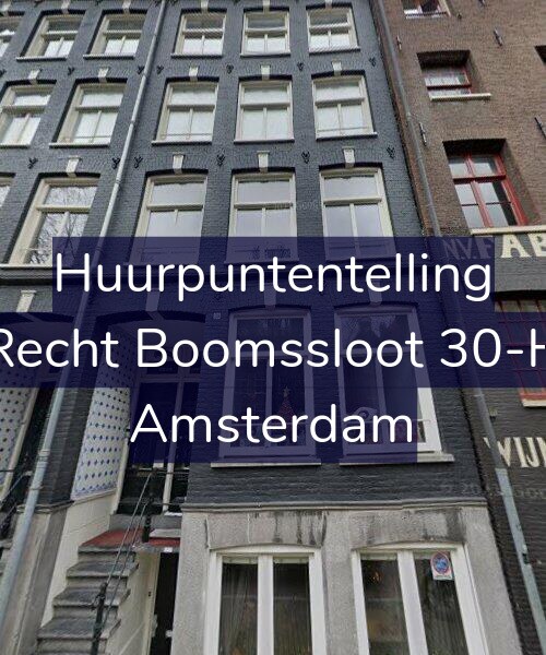 Foto gevel Huurpuntentelling voor Recht Boomssloot 30-H, Amsterdam