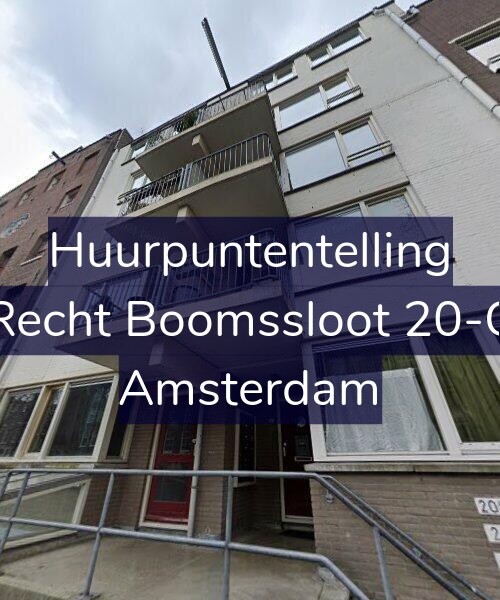 Foto gevel Huurpuntentelling voor Recht Boomssloot 20-C, Amsterdam
