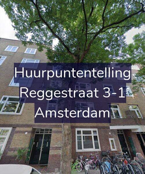 Foto gevel Huurpuntentelling voor Reggestraat 3-1, Amsterdam