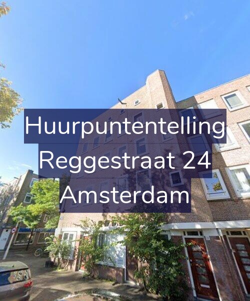 Foto gevel Huurpuntentelling voor Reggestraat 24, Amsterdam