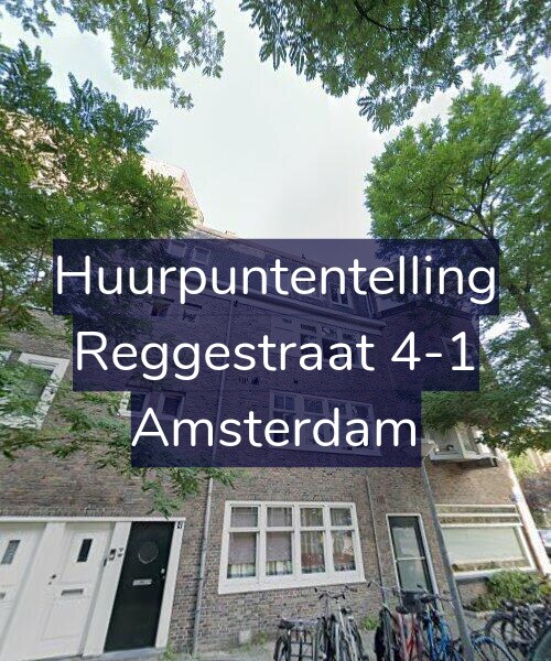 Foto gevel Huurpuntentelling voor Reggestraat 4-1, Amsterdam