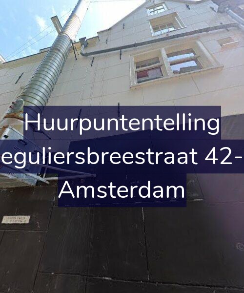 Foto gevel Huurpuntentelling voor Reguliersbreestraat 42-C, Amsterdam