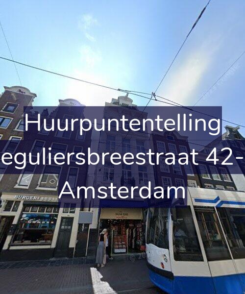 Foto gevel Huurpuntentelling voor Reguliersbreestraat 42-B, Amsterdam