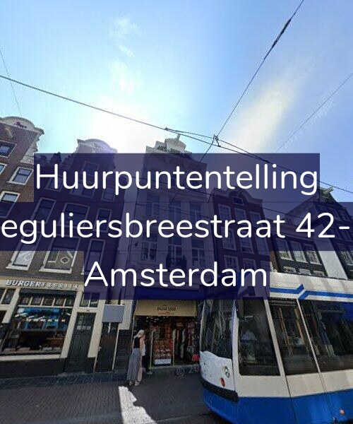 Foto gevel Huurpuntentelling voor Reguliersbreestraat 42-A, Amsterdam