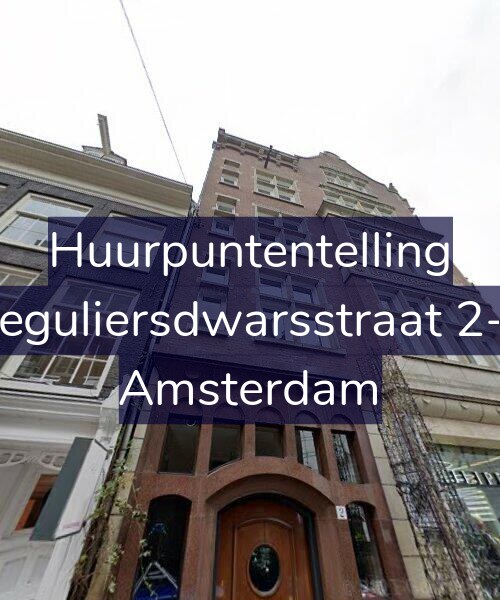 Foto gevel Huurpuntentelling voor Reguliersdwarsstraat 2-2, Amsterdam