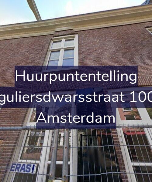 Foto gevel Huurpuntentelling voor Reguliersdwarsstraat 100-B, Amsterdam