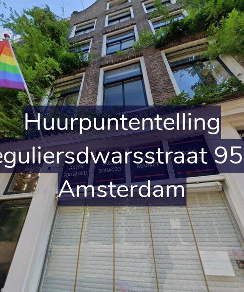 Foto gevel Huurpuntentelling voor Reguliersdwarsstraat 95-B, Amsterdam