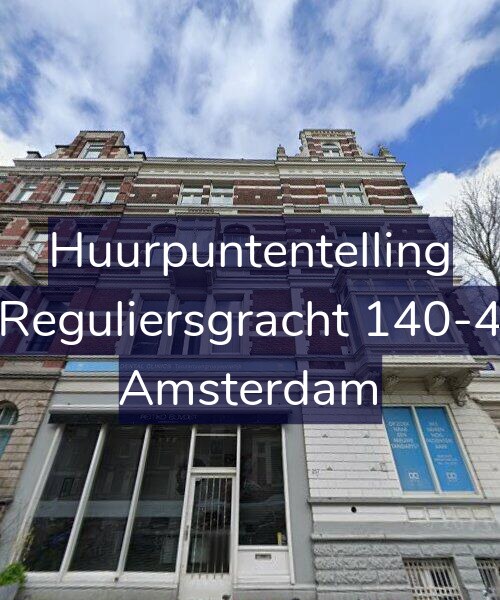 Foto gevel Huurpuntentelling voor Reguliersgracht 140-4, Amsterdam