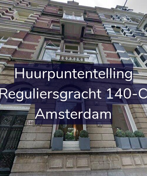 Foto gevel Huurpuntentelling voor Reguliersgracht 140-O, Amsterdam