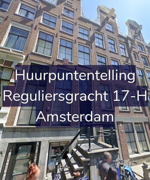 Foto gevel Huurpuntentelling voor Reguliersgracht 17-H, Amsterdam