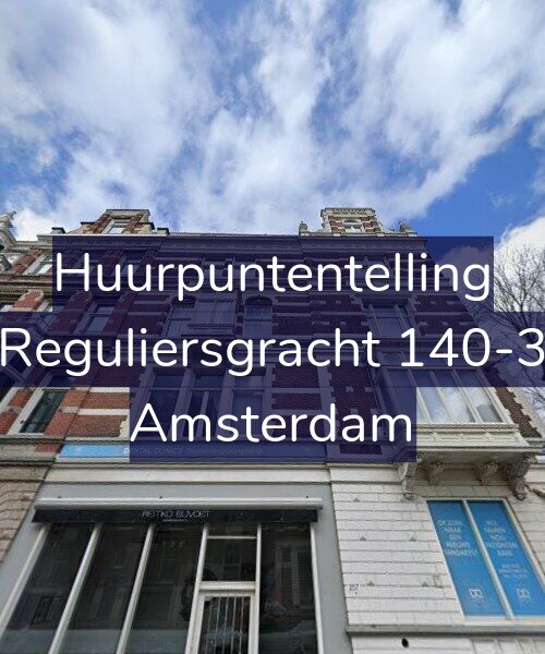Foto gevel Huurpuntentelling voor Reguliersgracht 140-3, Amsterdam