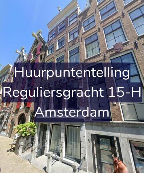 Foto gevel Huurpuntentelling voor Reguliersgracht 15-H, Amsterdam