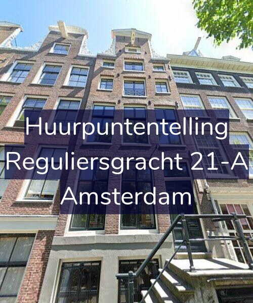 Foto gevel Huurpuntentelling voor Reguliersgracht 21-A, Amsterdam
